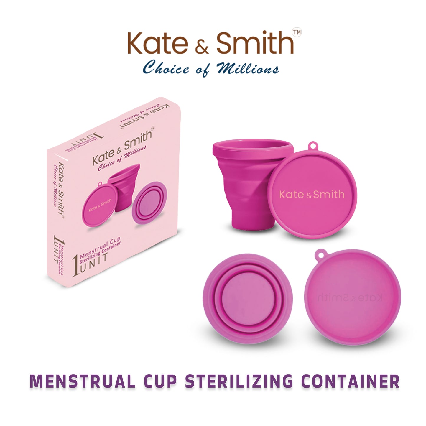 Menstrual Cup Sterilizing Container