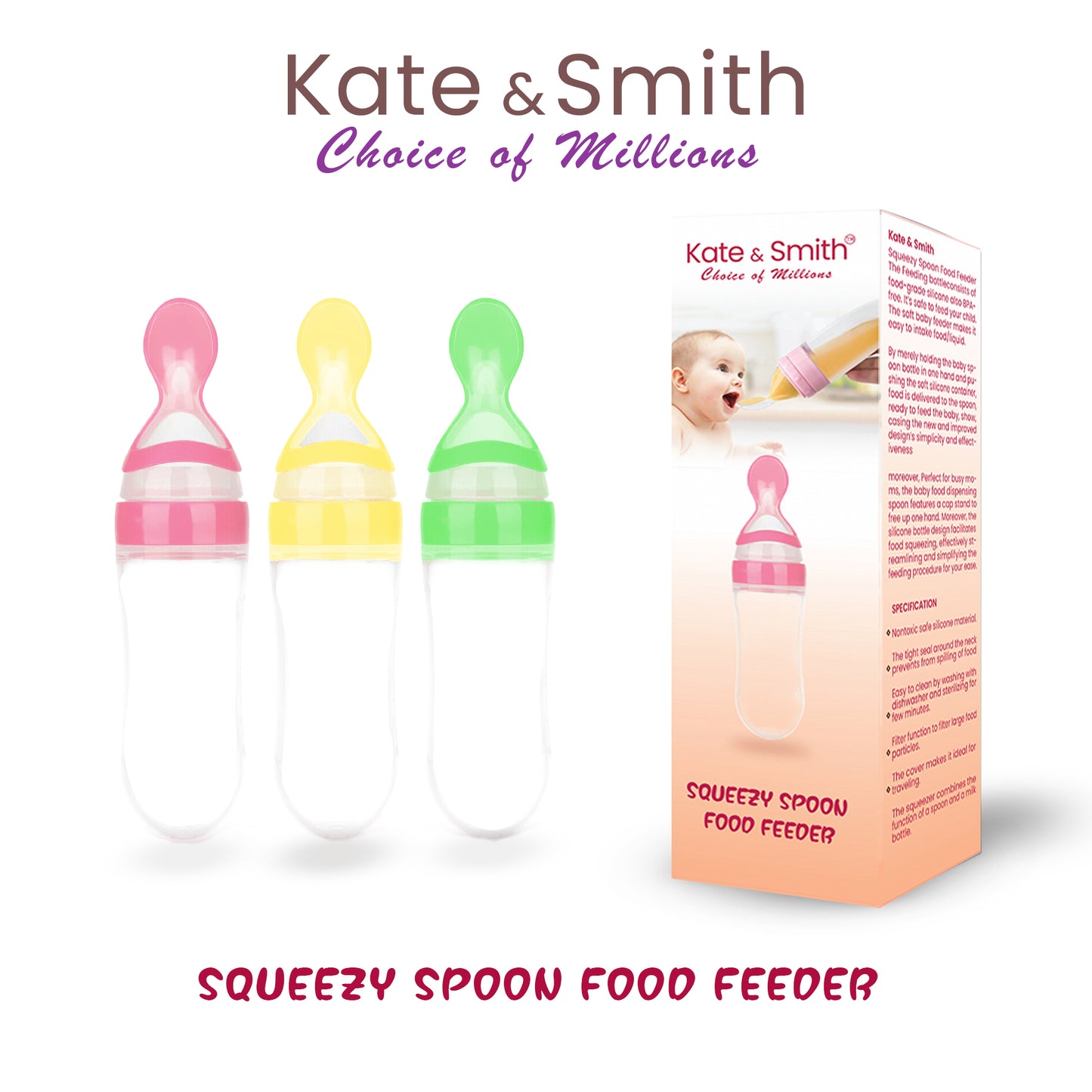 Squeezy Spoon Food Feeder